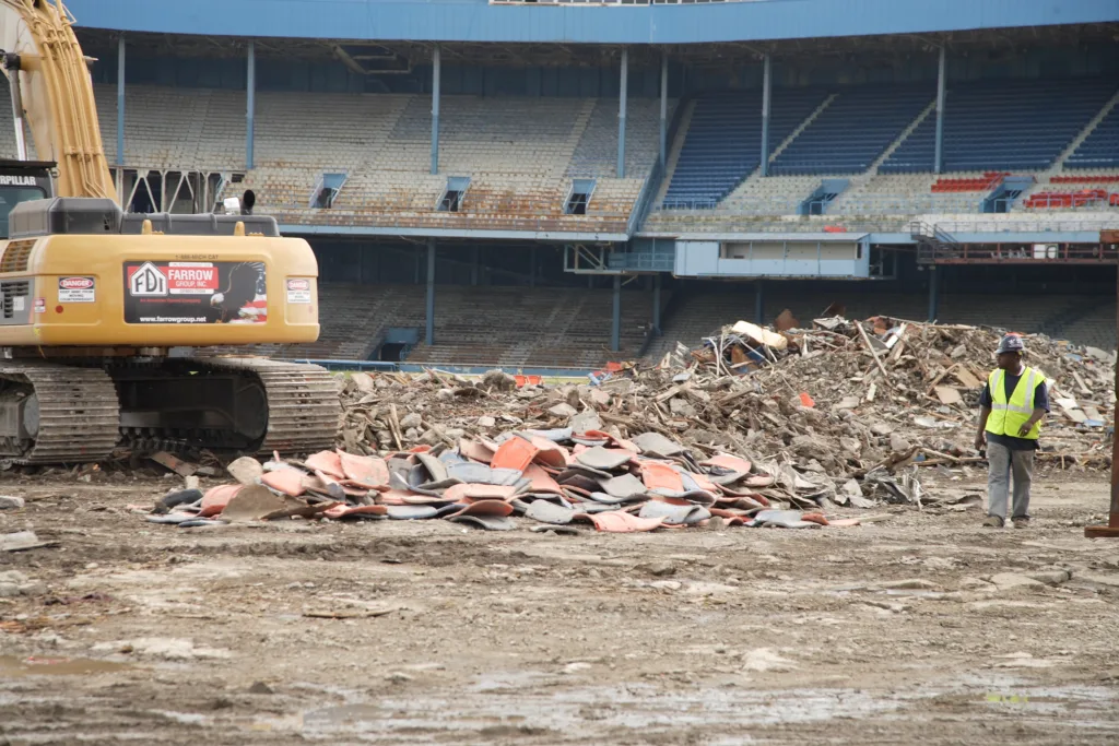 Tigers stadium demolition